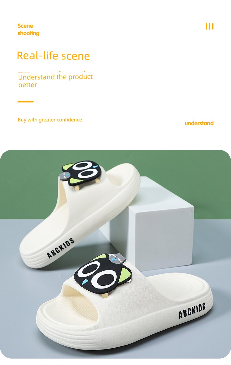 Abc Kidsren's Slippers Boys Summer New Style Girls Anti-Slip Youth Baby Indoor Boys Slippers — 5