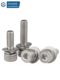 304 stainless steel cylindrical head hexagon three-combination screw knurled cup head bolt with gasket pad screw