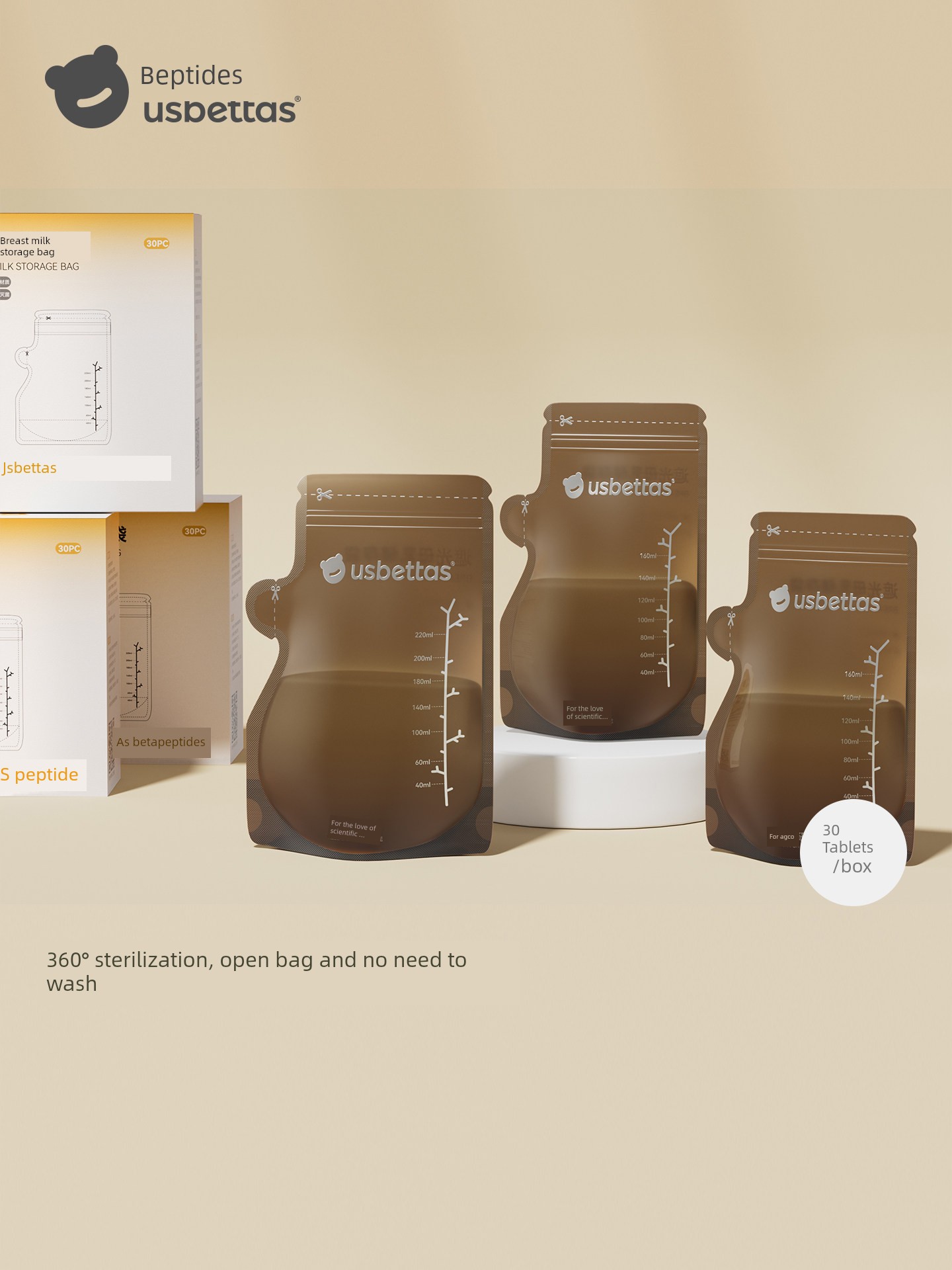 Beitais Milk Storage Bags Are Disposable Breast Milk-Specific, Can Be Refrigerated, Kept Fresh, Heated, and Used to Store Powdered Milk, Portable for Storing Milk When Out