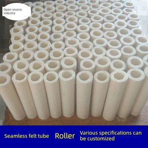 Felt Cylinder Industrial Felt Seamless Felt Cylinder Roller Sleeve Pure Wool Felt Rope Abradable Seal Oiling Transfer Ro