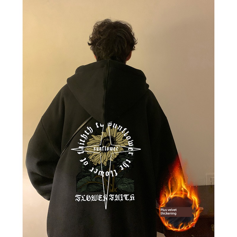 Pounds winter Retro over size Hooded Sweater
