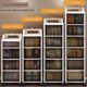 Storage cabinet drawer multi-layer plastic thickened office desk movable file storage bedside table