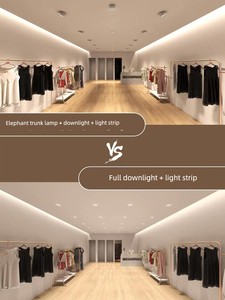 Led Elephant Trunk Light for Clothing Stores, Commercial Spotlights, Embedded Ceiling Lights for Women's Clothing Stores