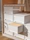 Storage box Household drawer type finishing box Storage wardrobe storage layered artifact Extra large transparent clothes storage box