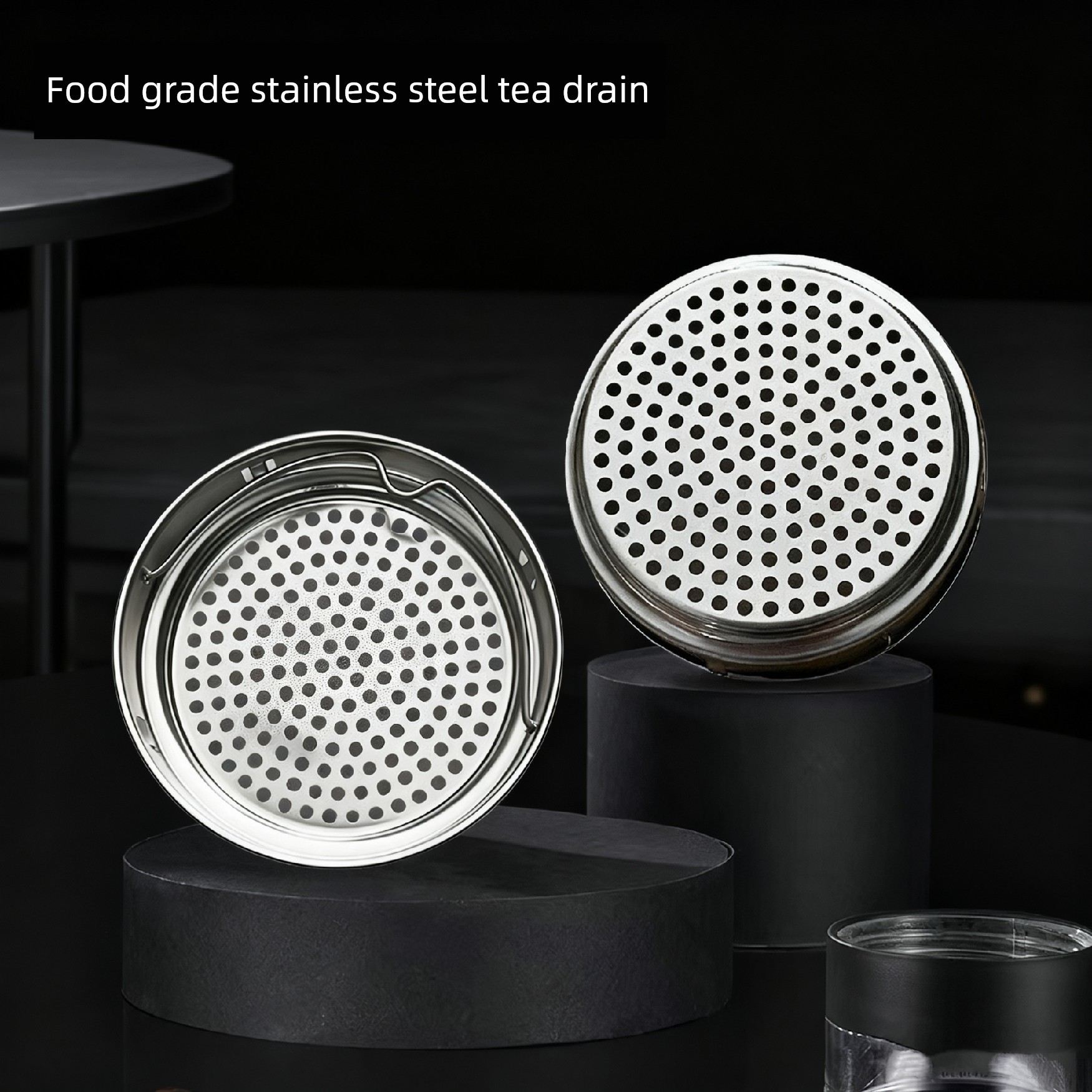 304 Stainless Steel Thermos Cup Filter, Tea Strainer, Glass Cup Tea Separator, Water Cup Tea Filter Net, Teapot Accessories