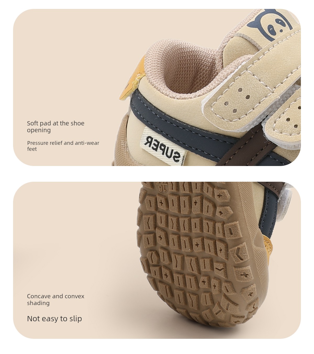 Jq Jingqi Baby Girl Toddler Shoes Infant Soft-Soled Functional Shoes Spring and Autumn New Anti-Kick Breathable Sports Shoes — 22