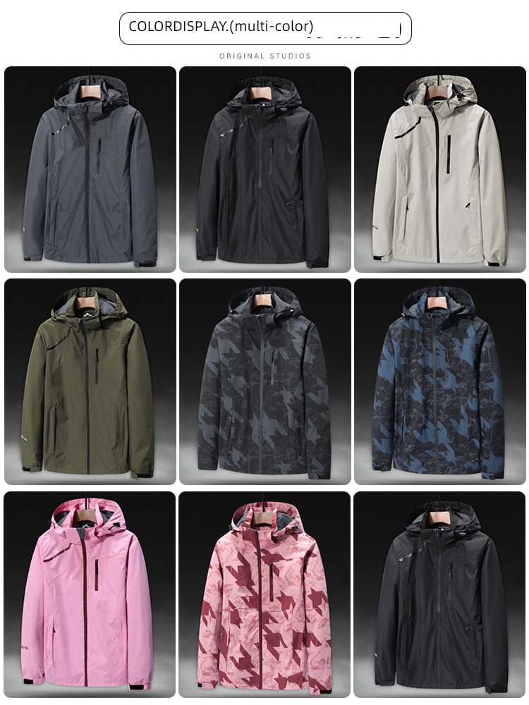 Spring and Autumn waterproof Couple Mountaineering clothes pizex