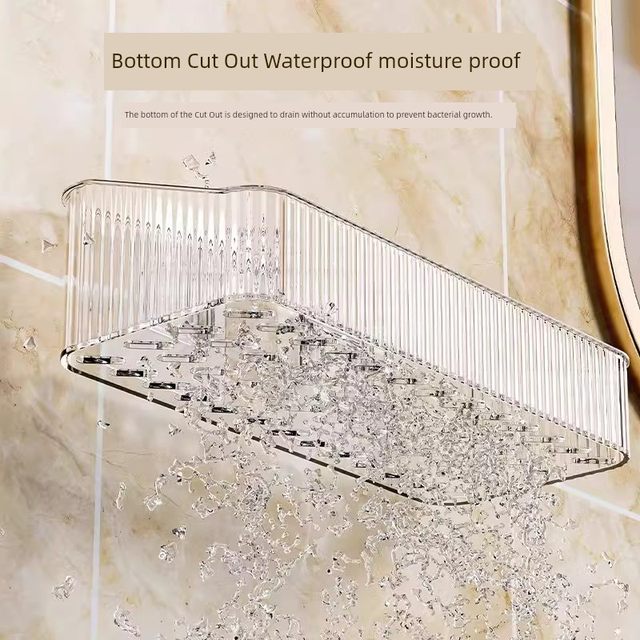 Bathroom storage rack Bathroom toilet toilet toilet without punching wall hanger toilet toilet wall cosmetic storage rack