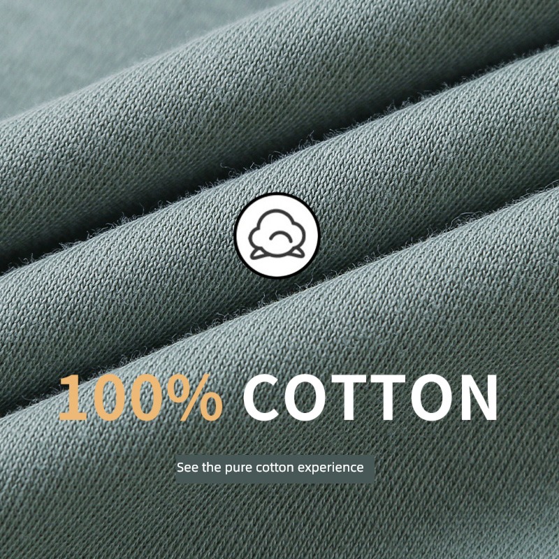 NGGGN man pure cotton Big size youth Autumn and winter pajamas