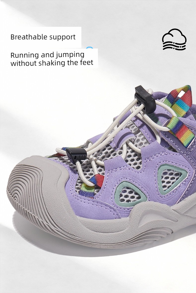 Xiaomi Children's Sports Shoes 2026 Summer New Model Mesh Girls' Outdoor Shoes Hollow Breathable Shoes for Older Children — 10