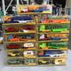 Cool alloy simulation trailer with display box Small car RV semi-trailer toy car model Children's boy gift