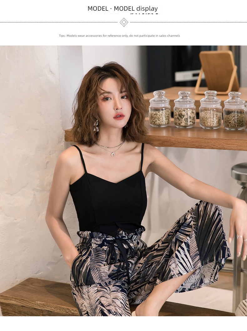 Beautiful back suit Inner lap spring and autumn Fat mm camisole vest