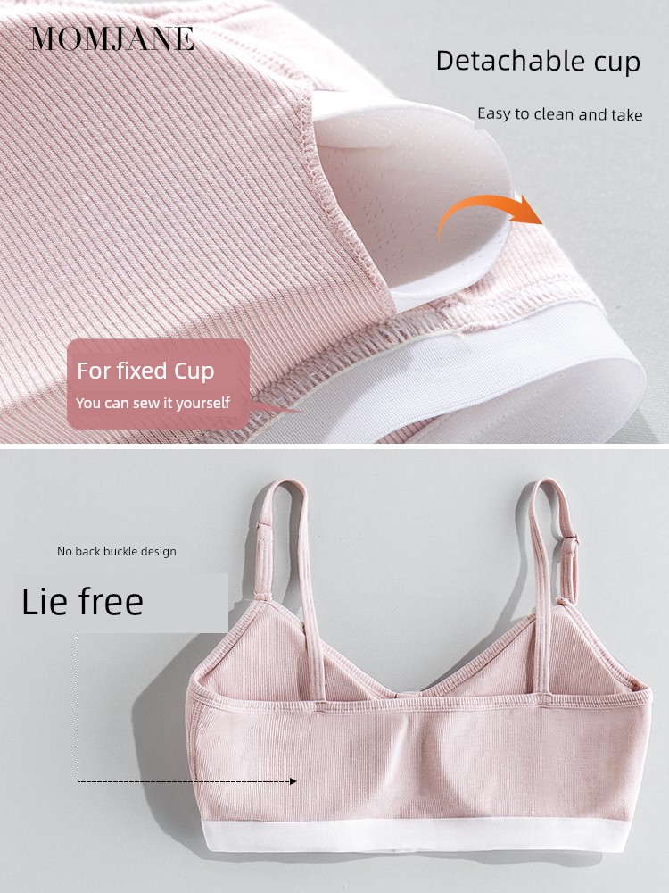 Seamless Nursing Bra for Pregnancy and Postpartum, Sleep-Friendly, Front-Opening, Spring and Autumn, Wireless, Hands-Free Bra — 4