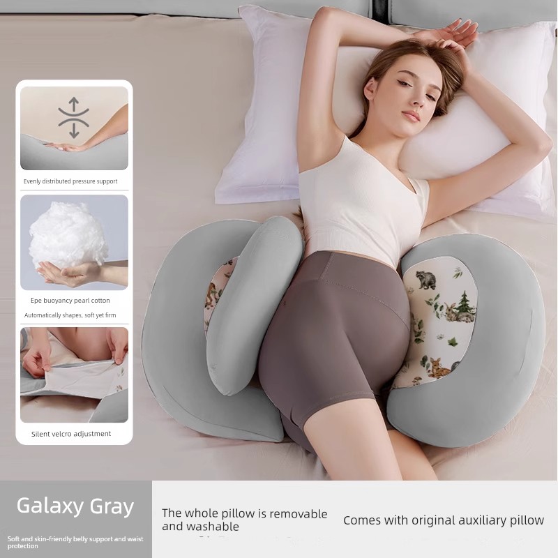 Kangbeibang Maternity Pillow, Waist-Protecting Side Sleeping Pillow, Abdominal Support, Special Sleeping Aid for Pregnant Women, U-Shaped Side Sleeping — 8