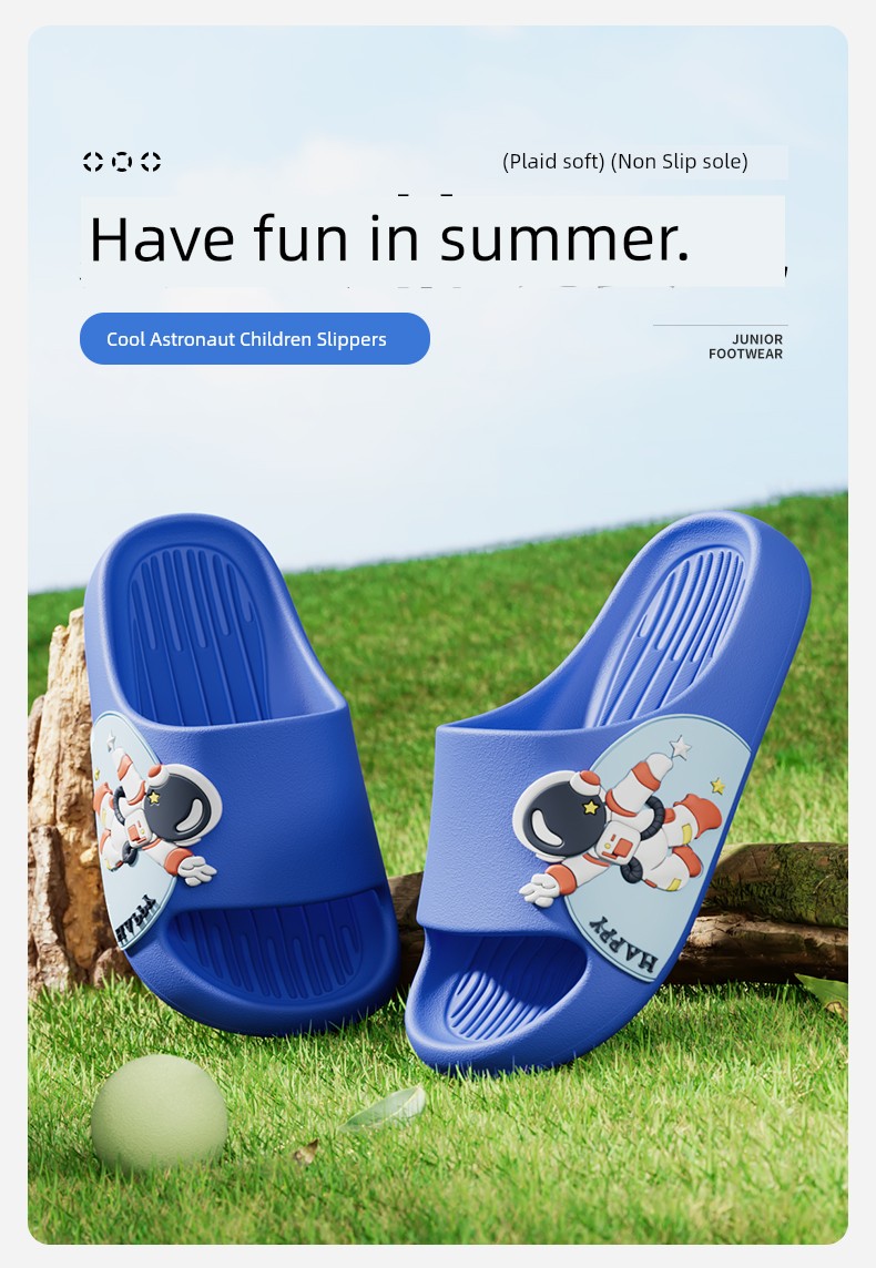 Kids Slippers Boys Summer Girls Non Slip Shit Feeling 2025 New Arrival Home Girl Baby Sandals Bathroom — 1