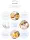 Lemeiya tempered glass bowl exquisite high temperature resistance noodle bowl household rice bowl high-value dessert bowl fruit salad bowl