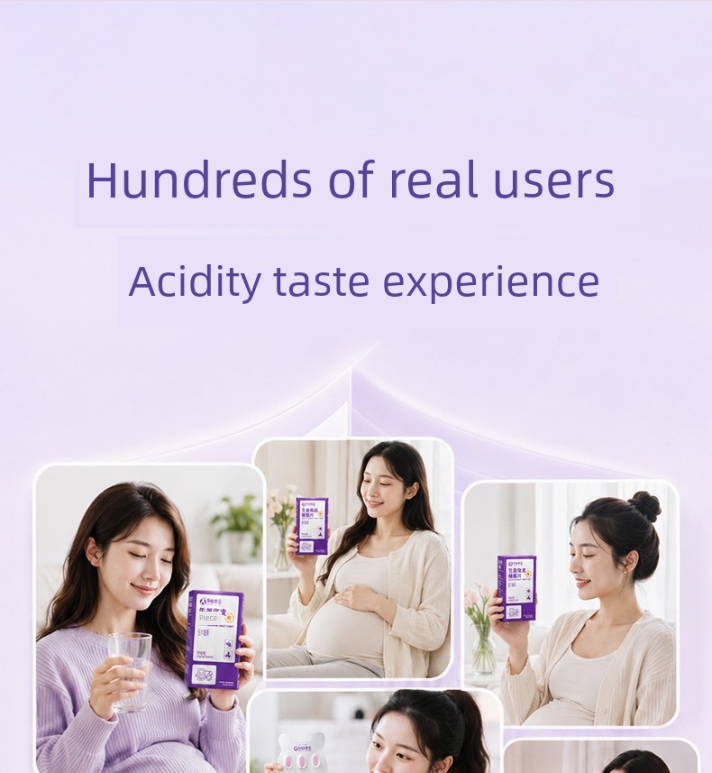 Pregnancy-Flavored Ginger and Tangerine Peel Sour Tablets Containing Vitamins B6 and B1 Are Suitable for Pregnant Women to Eat as Ginger Candy Snacks — 14