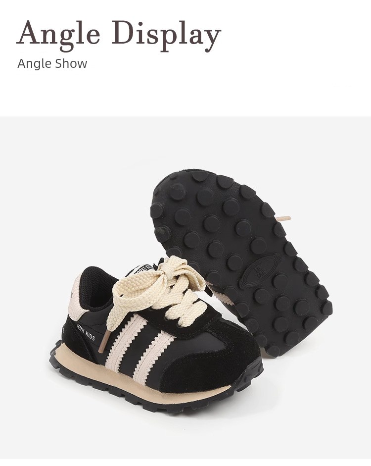 Baby Sneakers Autumn and Winter Fleece-lined Two Cotton Baby Soft Bottom Toddler Shoes Boy's Thin Shoes Girls' Casual Shoes — 9
