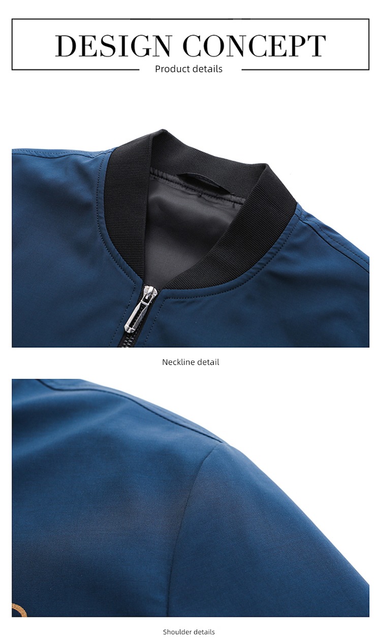 tide Spring and Autumn Thin money handsome mlb  man Jacket