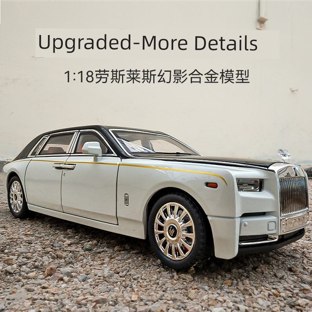 Rolls-Royce Phantom Alloy Car Model 1 to 18 Simulation Car Model Collection Ornaments Toy Car Boy Large Size
