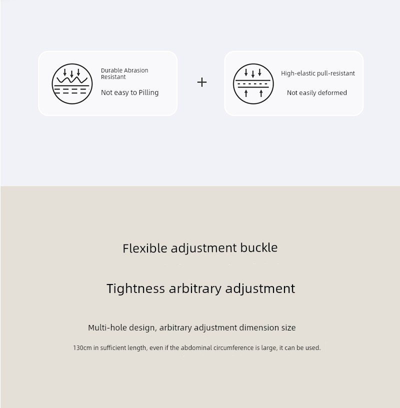 Dedicated 2 Pregnancy Prenatal Examination Long Fetal Heart Monitoring Belt — 5