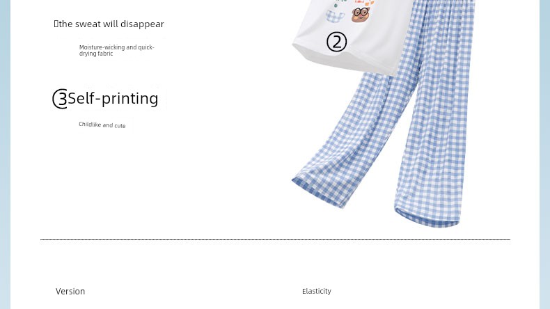 "Strong Recommend" Kids Modal Pajamas Suit Boys' Home Wear Parent-Child Pajamas Baby Gingham Western Style — 11