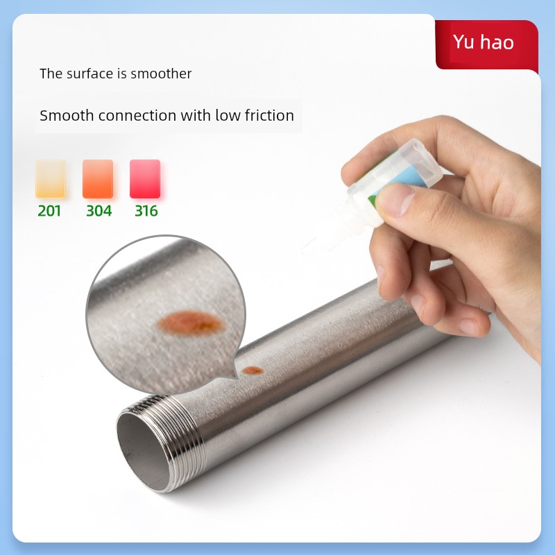 304 Stainless Steel Double-Ended Threaded Extension Pipe 50/100/150mm Double External Thread Extension Connector 1/2 Inch 3/4 Inch