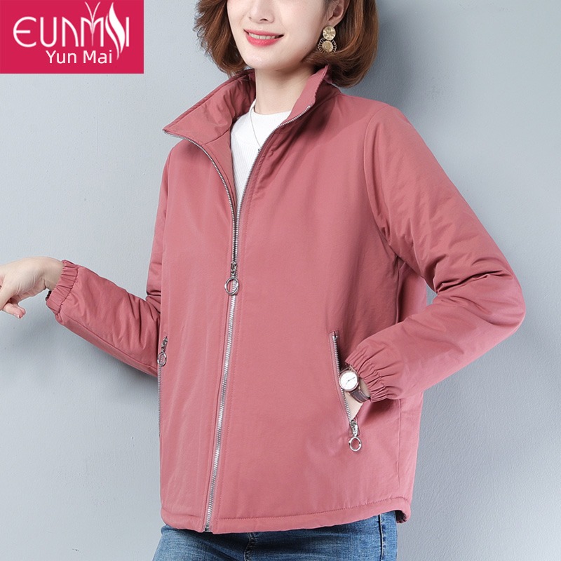 loose coat female Plush have cash less than that is registered in the accounts middle age mom leisure time loose coat