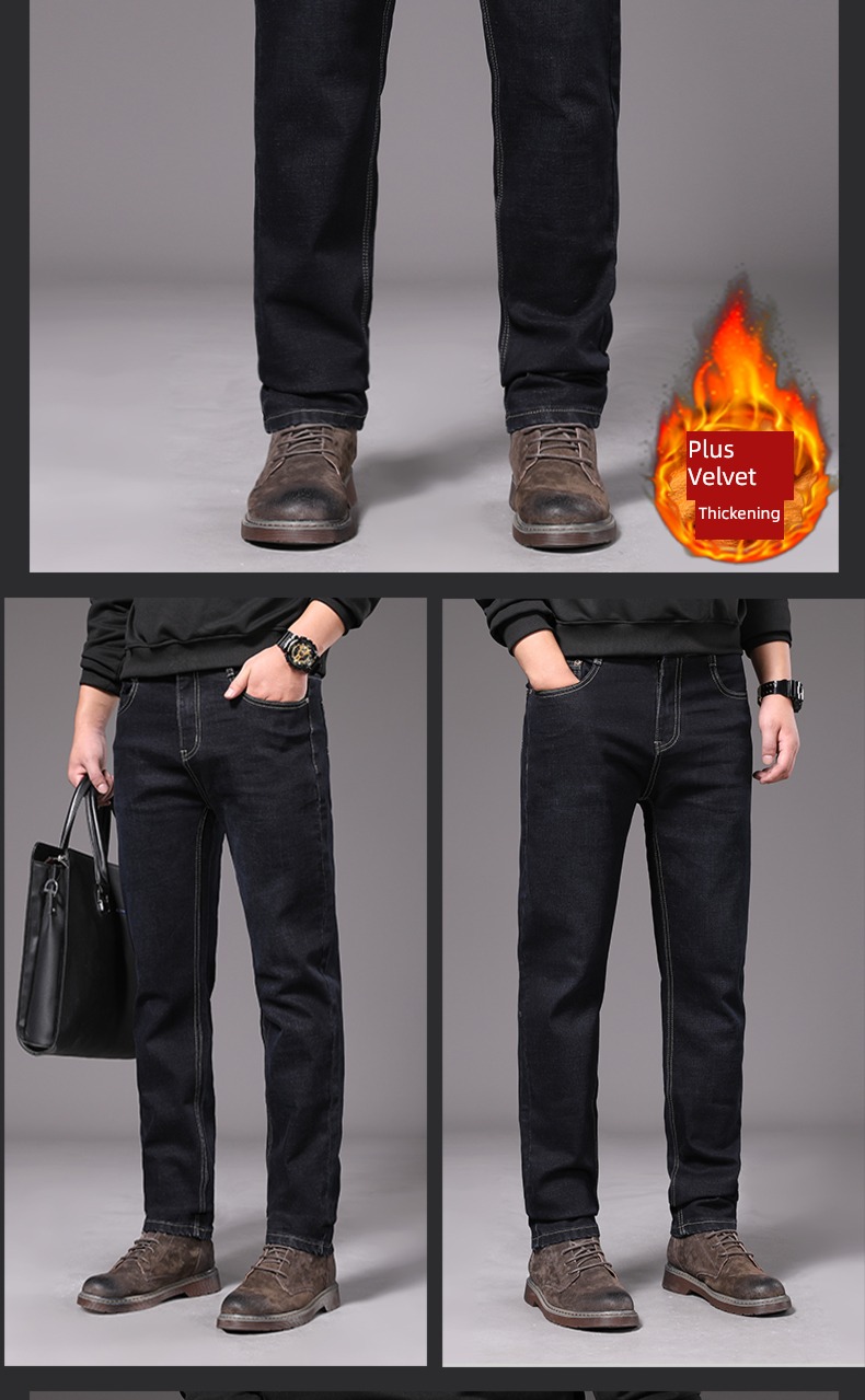 dad 40-50 year Middle aged and elderly Plush Jeans
