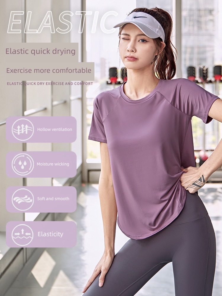female Short sleeve Thin money Self-cultivation suit breathable motion jacket