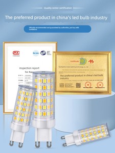 G9 Bulb LED Energy-Saving Lamp For Home Super Bright Warm White Variable Light with Three Colors Chandelier Light Source