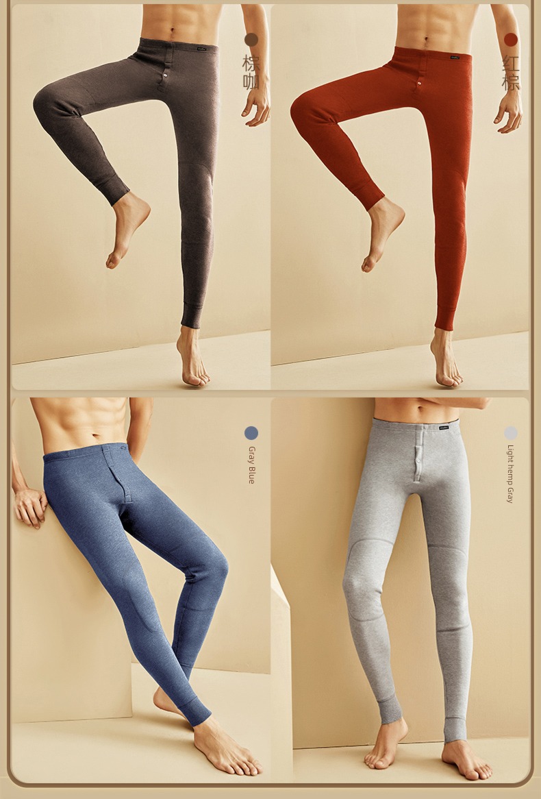 Jin Lilai Warm pants man Plush thickening fever Cotton trousers kneepad Lay a foundation Autumn trousers Autumn and winter contain Cashmere pants