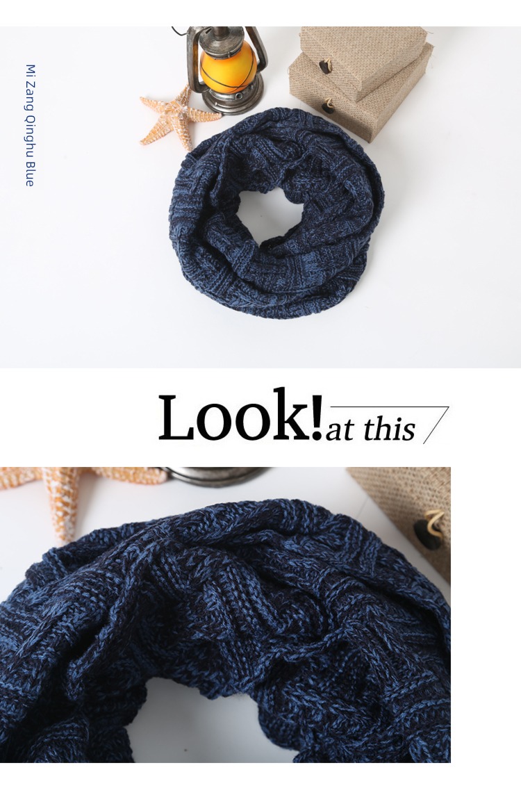 winter Condom female Versatile thickening black Knitting wool
