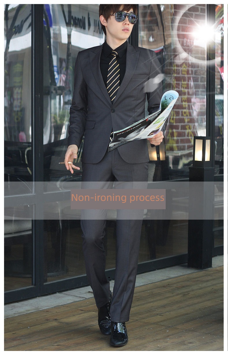 Spring and Autumn Self-cultivation leisure time occupation formal wear man Western-style trousers
