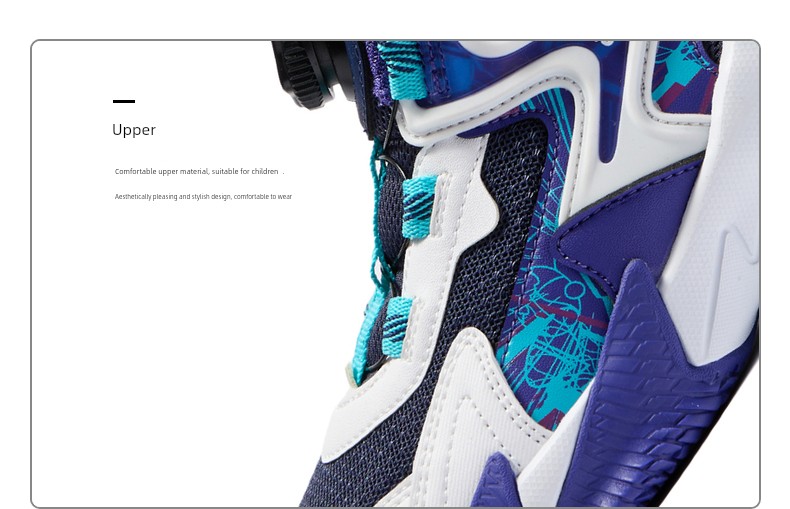 Brave Warrior | 361 Kidsren's Shoes, Boys' Basketball Shoes, Professional Practical Autumn New Breathable Youth and Kidsren's Sports Shoes — 36