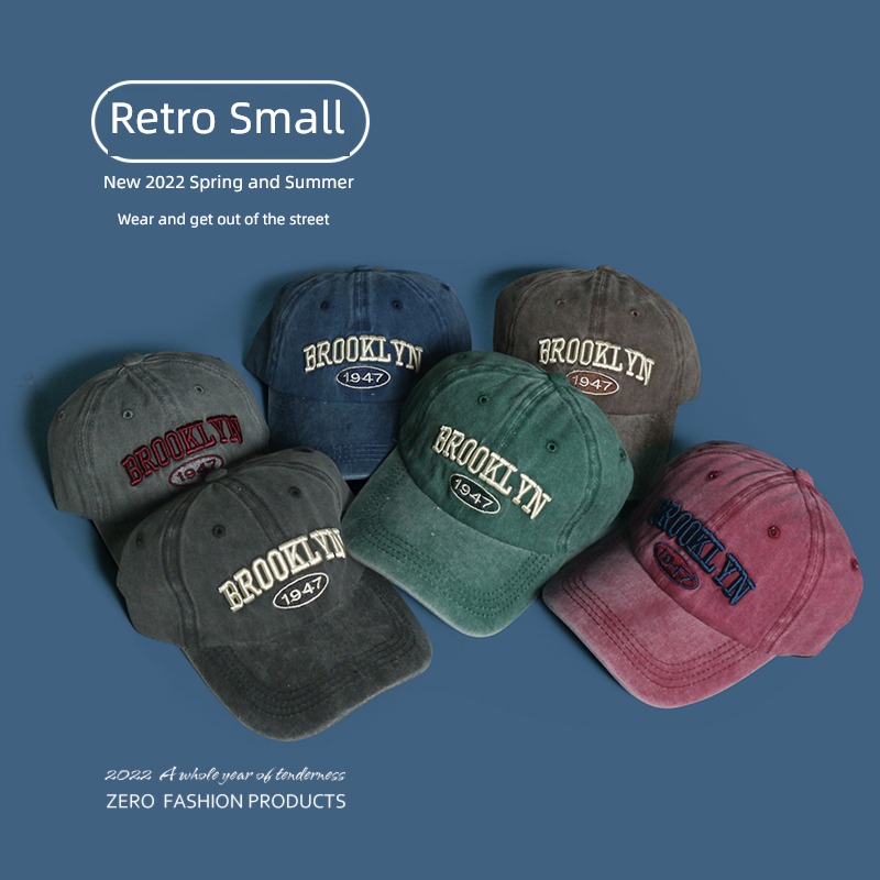 Hip hop washing Retro Spring and summer personality Baseball cap