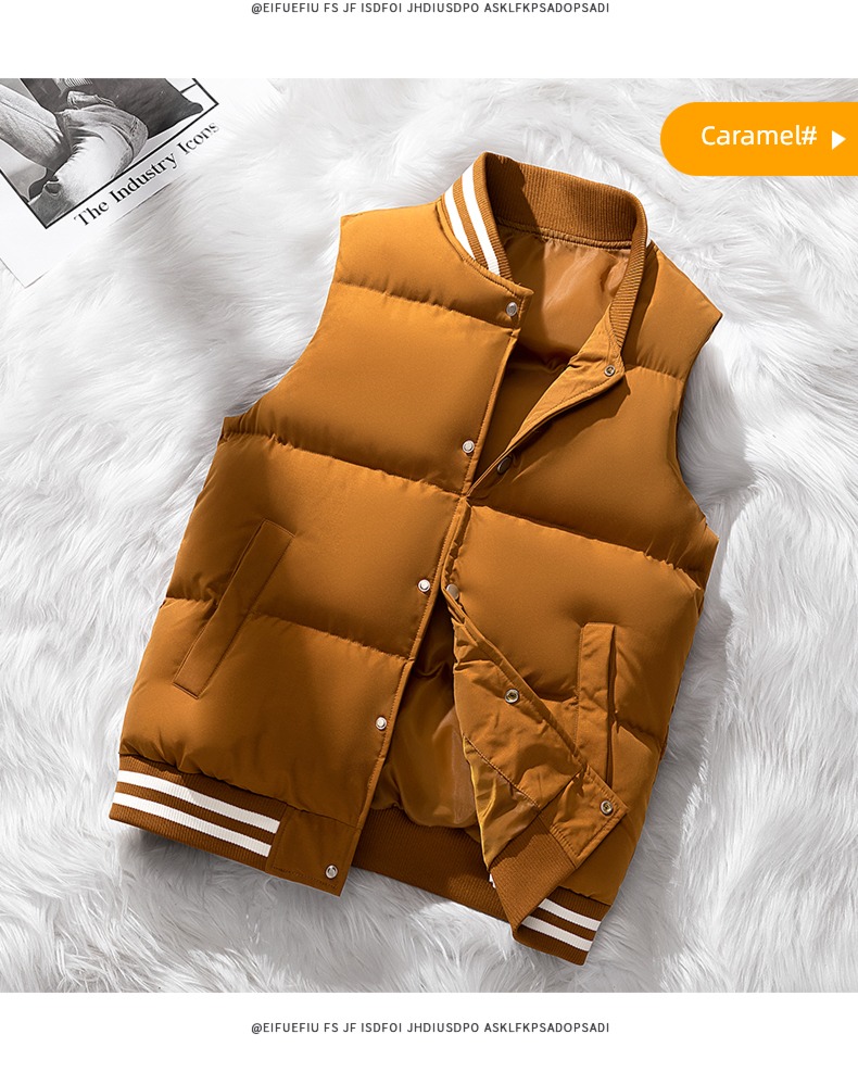 Cotton vest trend easy Big size keep warm loose coat Vest