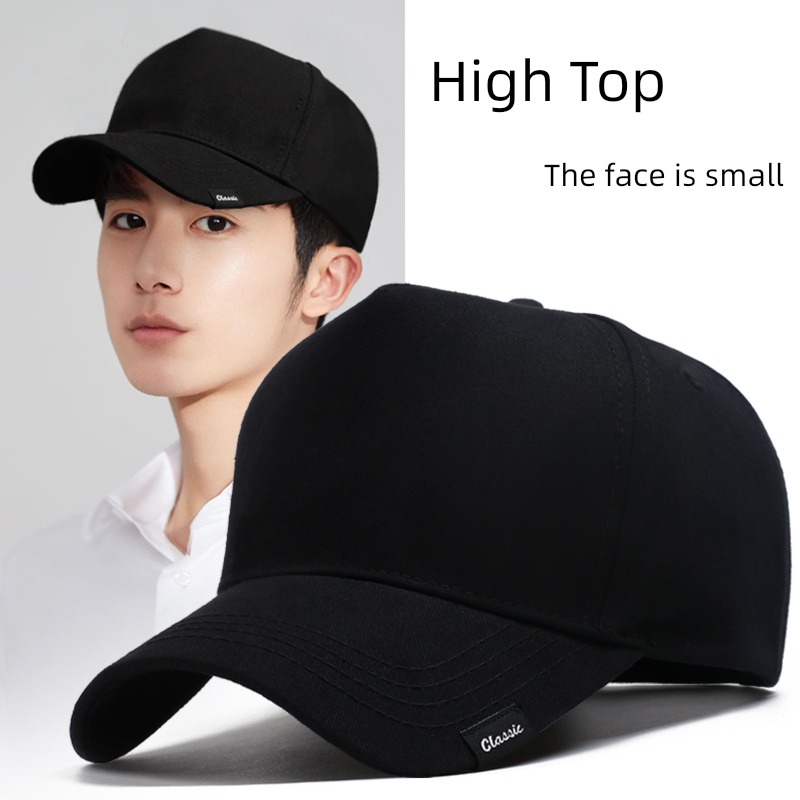 Gaoding male Big size autumn leisure time Show a small face Hat