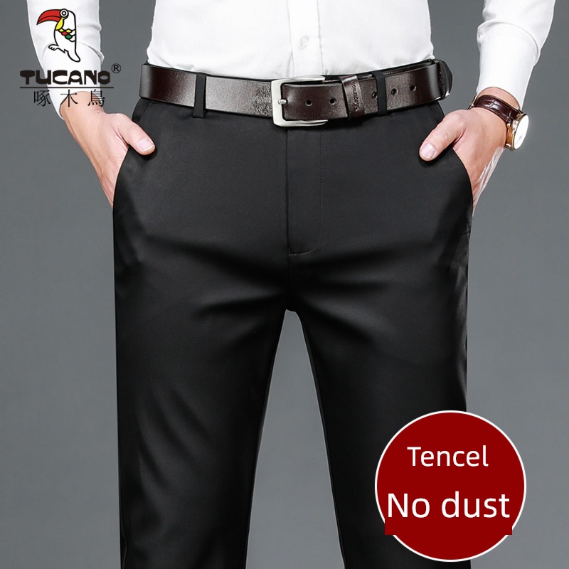Woodpecker official business affairs elastic force No iron Casual pants