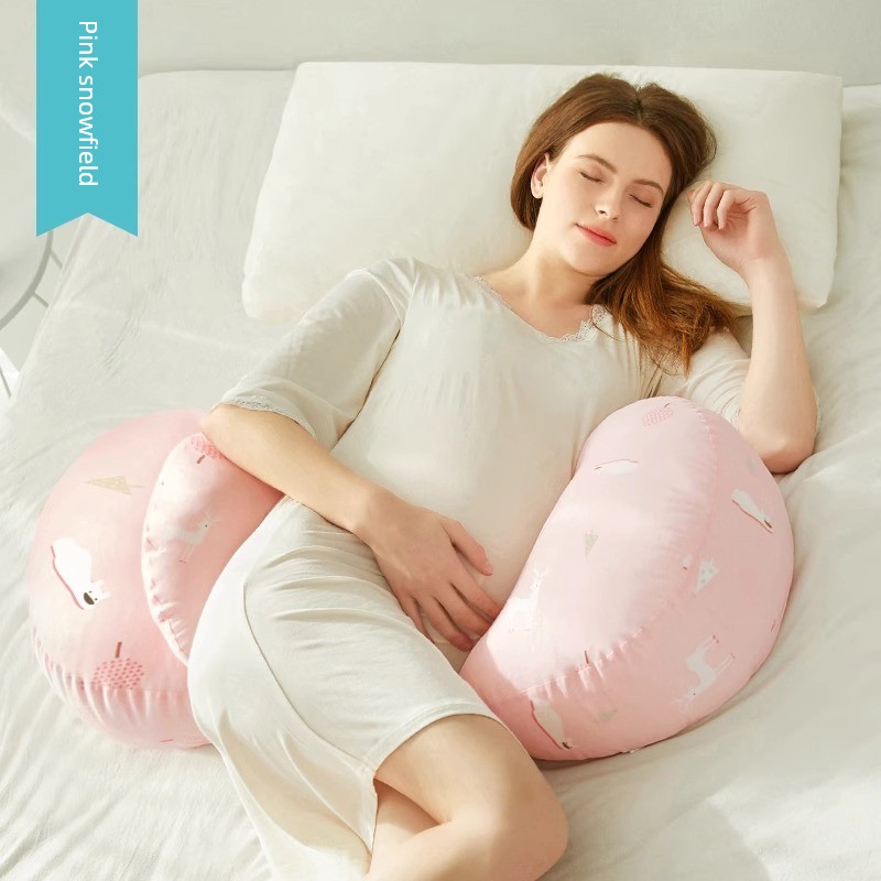 Pillow Mystery Maternity Pillow Waist Support Side Sleeping Pillow Abdominal Support Side Sleeping Pillow Uh-Shaped Pillow Backrest Pillow Special Pillow — 5
