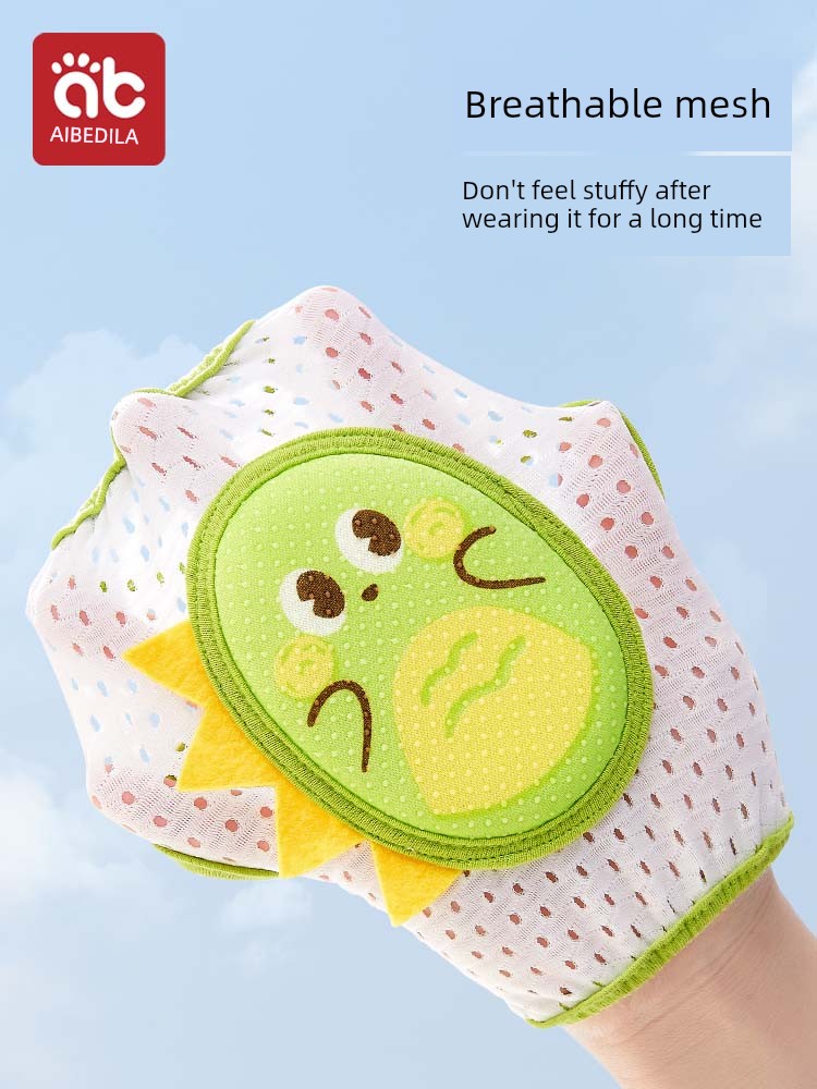 Baby Knee Pads for Crawling, Baby Knee Protectors, Children's Crawling Anti-Fall Elbow Pads, Summer Thin Breathable Style — 3