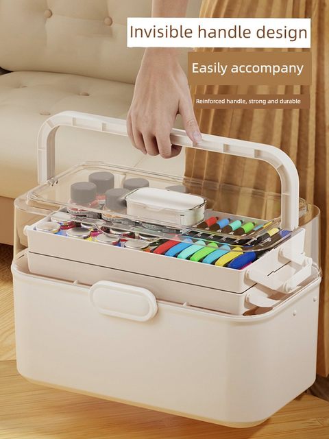 Art tool box for household multi-function drawing tools universal storage folding student organization box storage box