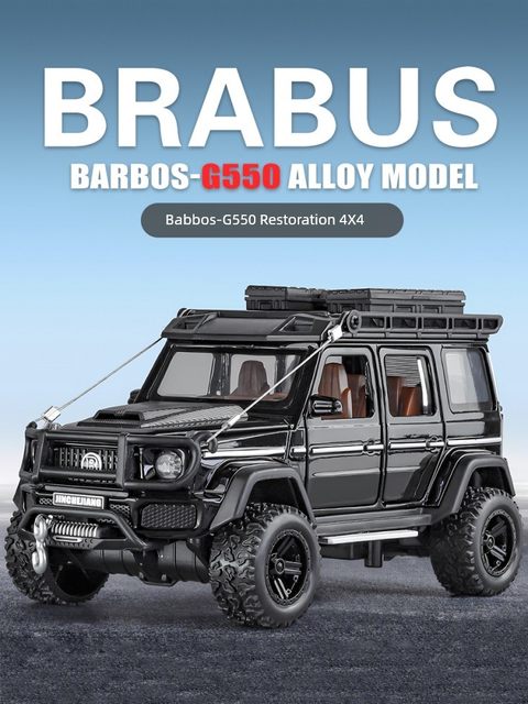 1 32 large Mercedes-Benz G550 modified alloy car simulation 4*4 off-road vehicle SUV ornaments boys toy car