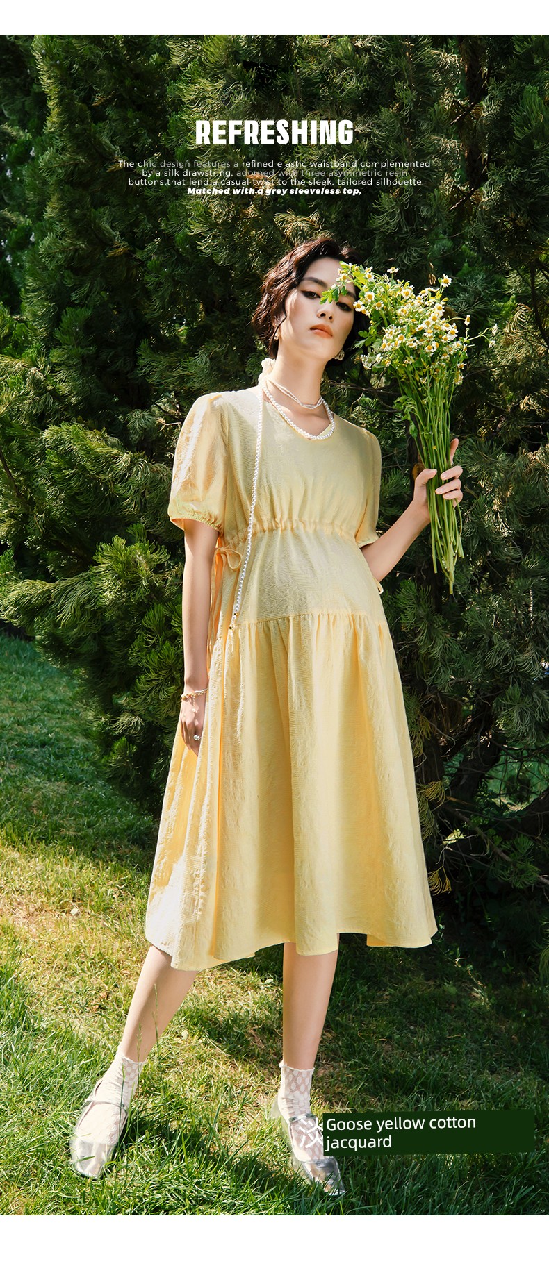 Plus Size Maternity Skirt Summer 2024 New Arrival Summer Dress 100.00Kg Pure Cotton Loose Dress Cool Little Man — 28