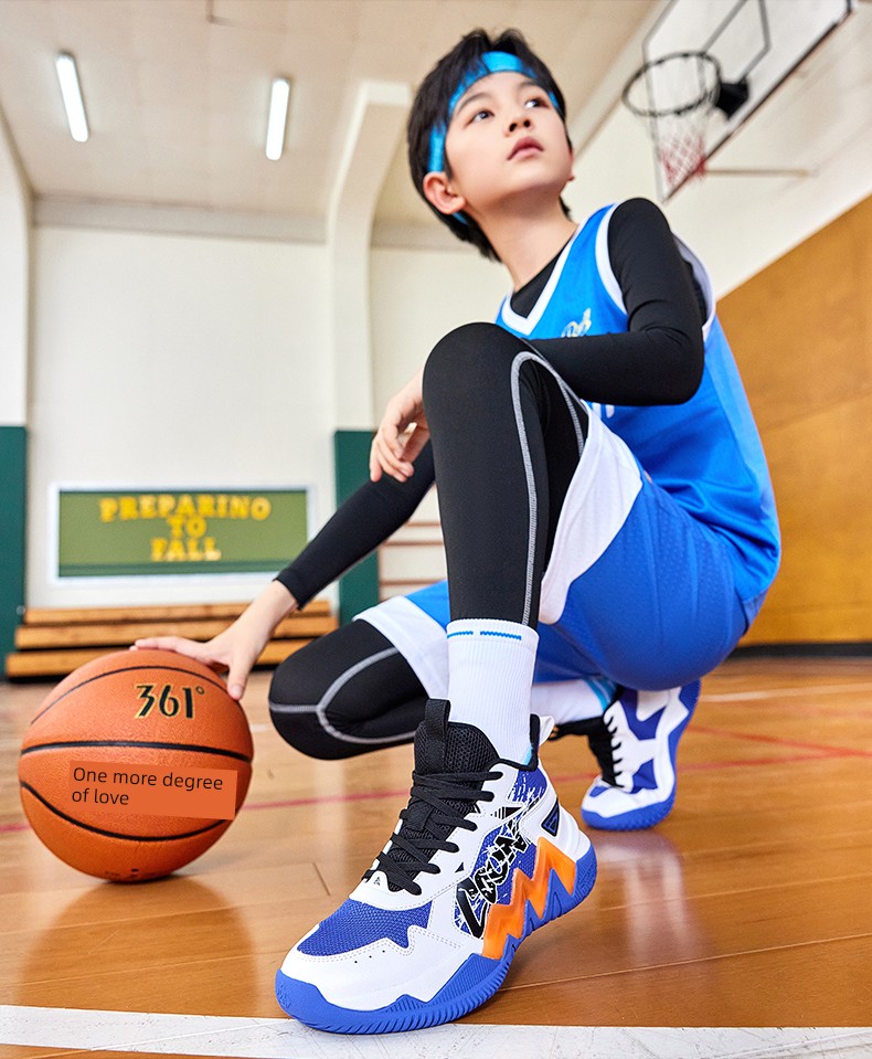 361 Kidsren's Shoes, Boys' Sports Shoes, Kidsren's Basketball Shoes, Summer New Mesh Breathable Youth Shoes — 4
