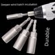 Electric wrench sleeve head lengthened and deepened pneumatic hexagonal air pack copper electric drill air cannon screwdriver sleeve