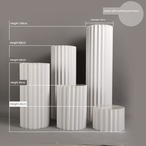 Wedding Discount Dessert Table Foldable Roman Column Road Lead Encryption Simple Column round Column Decoration Birthday