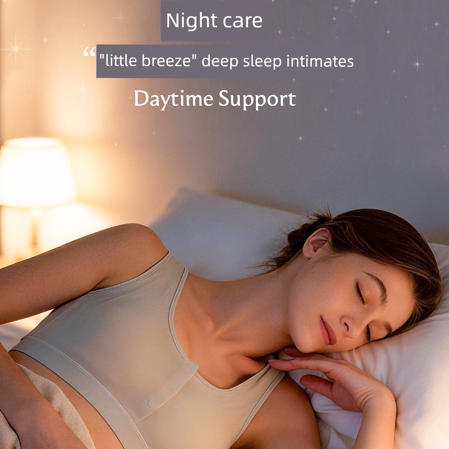 Domiamia Lightweight Front-Opening Nursing Bra, Thin and Breathable, Anti-Sagging, Night-Use Postpartum Bra for Pregnant Women — 8