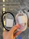 Transparent data cable storage bag travel and out digital charger cable management protection visual multi-purpose organizer bag