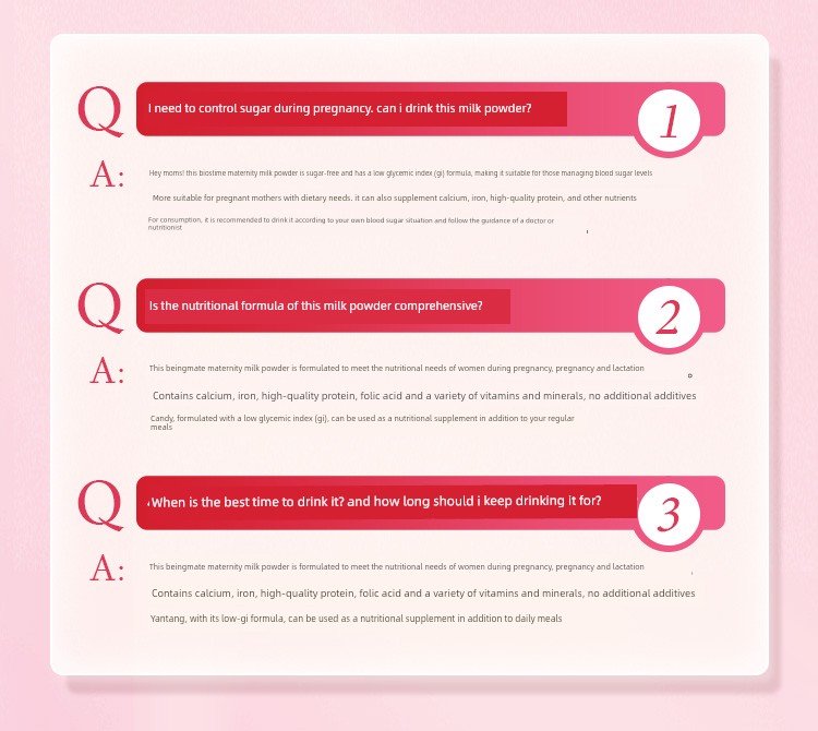 【Ten Billion】Beingmate Aijia Maternity Milk Powder Folic Acid for Early, Middle, and Late Pregnancy 700g Lactoferrin Low Gi Authentic Product — 23